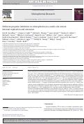 Cover page: Deficient prepulse inhibition in schizophrenia in a multi-site cohort: Internal replication and extension.