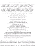 Cover page: Measurement of R=σL/σT and the separated longitudinal and transverse structure functions in the nucleon-resonance region