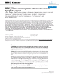 Cover page: EPHB2 germline variants in patients with colorectal cancer or hyperplastic polyposis