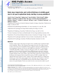 Cover page: Body mass trajectories and cortical thickness in middle-aged men: a 42-year longitudinal study starting in young adulthood