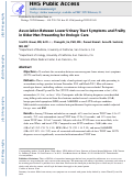 Cover page: Association Between Lower Urinary Tract Symptoms and Frailty in Older Men Presenting for Urologic Care