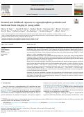 Cover page: Prenatal and childhood exposure to organophosphate pesticides and functional brain imaging in young adults