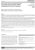 Cover page: Association between physical health and cardiovascular diseases: Effect modification by chronic conditions.