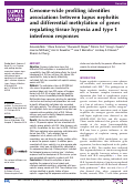 Cover page: Genome-wide profiling identifies associations between lupus nephritis and differential methylation of genes regulating tissue hypoxia and type 1 interferon responses