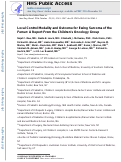 Cover page: Local Control Modality and Outcome for Ewing Sarcoma of the Femur: A Report From the Children’s Oncology Group