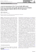 Cover page: A precise measurement of the Z-boson double-differential transverse momentum and rapidity distributions in the full phase space of the decay leptons with the ATLAS experiment at s=8 TeV