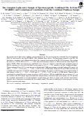 Cover page: The Complete Light-curve Sample of Spectroscopically Confirmed SNe Ia from Pan-STARRS1 and Cosmological Constraints from the Combined Pantheon Sample