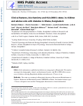 Cover page: Clinical features, biochemistry and HLA-DRB1 status in children and adolescents with diabetes in Dhaka, Bangladesh