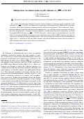 Cover page: Multiparticle correlation studies in pPb collisions at sNN=8.16 TeV