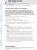 Cover page: Classifying Adverse Events in the Dental Office.