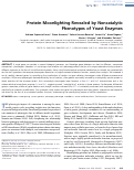 Cover page: Protein Moonlighting Revealed by Non-catalytic Phenotypes of Yeast Enzymes