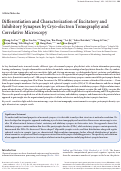 Cover page: Differentiation and Characterization of Excitatory and Inhibitory Synapses by Cryo-electron Tomography and Correlative Microscopy