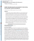 Cover page: GA4GH: International policies and standards for data sharing across genomic research and healthcare