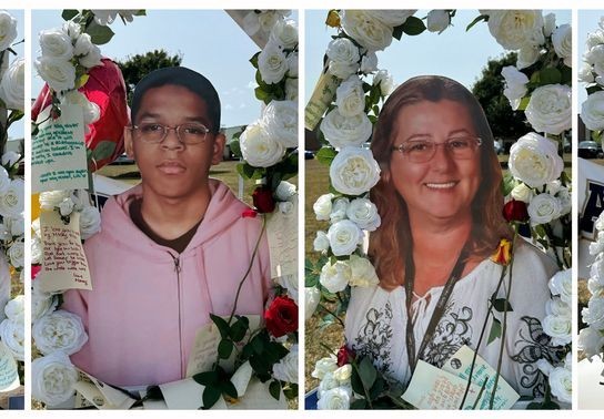 Image for story: Funerals held for teen boy and math teacher killed in Georgia high school shooting