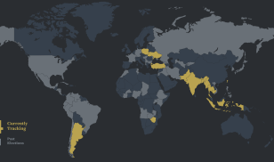 Freedom House Election Watch Map - March 2023