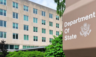 Exterior of the U.S. Department of State Harry S. Truman Building, Washington, D.C., May 2024.