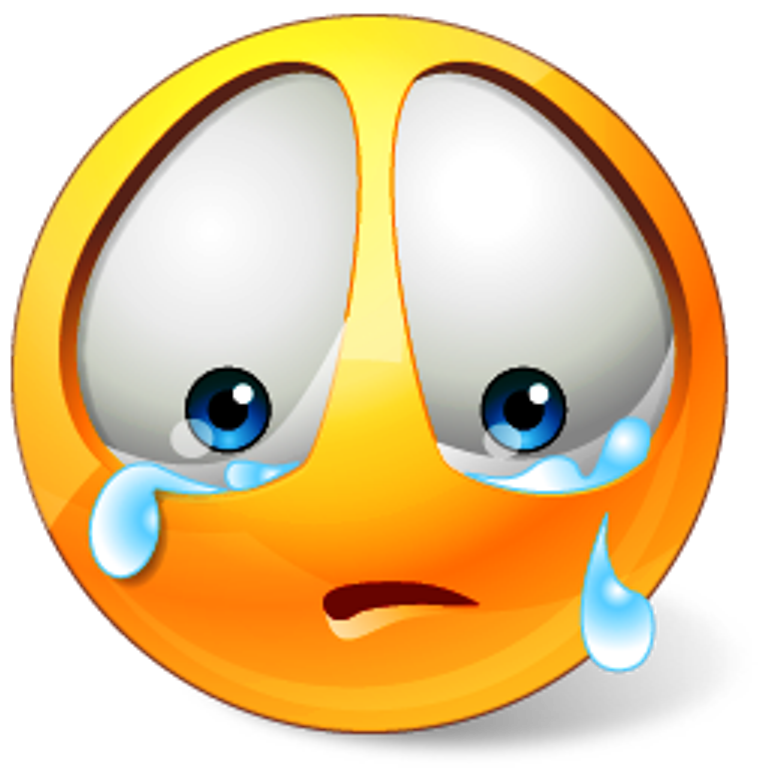 Emoticon Cute Sadness Smiley Sad Free Transparent Image HQ Transparent PNG Image