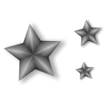 Metal Stars Vector Art