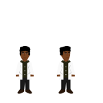 African men in white coats