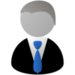 Faceless Man In Suit Icon