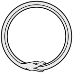 Ouroboros vector drawing