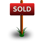 Sold Vector Sign