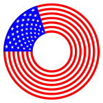 Stars And Stripes Circle 2