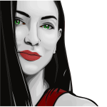 Stylized Woman Portrait