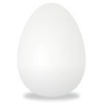 Vector illustration of whole egg