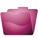 Fucsia folder