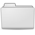 White file folder