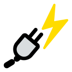 Vector image of power manager icon