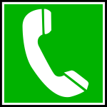 Phone symbol pictogram