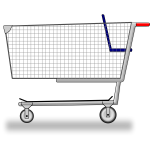 Shopping cart sign vector image