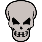 Evil skull image