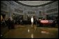 Vice President Dick Cheney delivers the eulogy for former President Ronald Reagan during the State Funeral Ceremony in the Rotunda of the U.S. Capitol Wednesday, June 9, 2004.  White House photo by David Bohrer