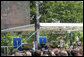 Mrs. Laura Bush addresses the 2006 graduating class at Vanderbilt University in Nashville, Tenn., Thursday, May 11, 2006. "Today may mark the first time in your life that your life is not all planned out for you," said Mrs. Bush. "But today also starts a period of incredible liberty and adventure, a time to find your calling and to demand the most from life before life makes specific demands on you." White House photo by Shealah Craighead