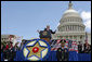 President George W. Bush delivers remarks to the Annual Peace Officers' Memorial Service at the U. S. Capitol Monday, May 15, 2006. The service honors fallen federal, state and local law enforcement officers. White House photo by Kimberlee Hewitt