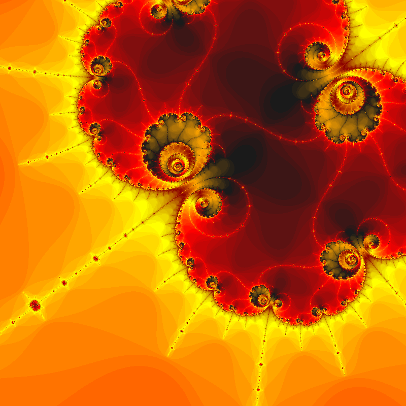 Mandelbrot Palette Fire