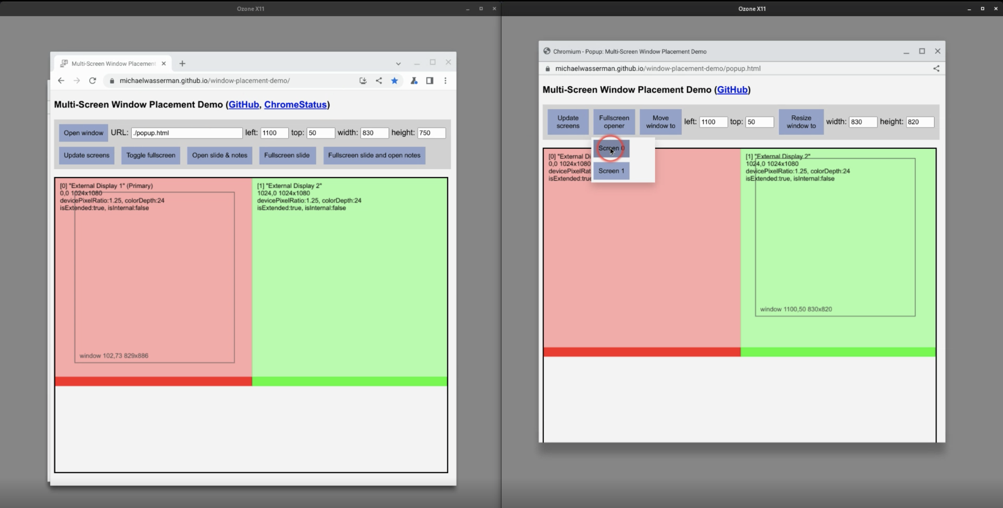 Enhancement Screen Capture - linux-chromeos with two virtual displays