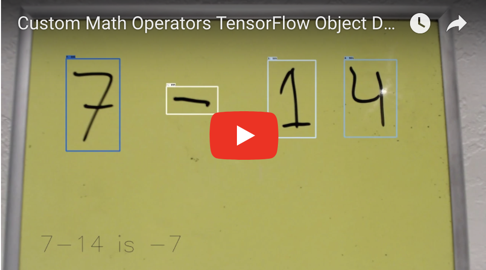 Custom Math Operators TensorFlow Object Detection - Test 1