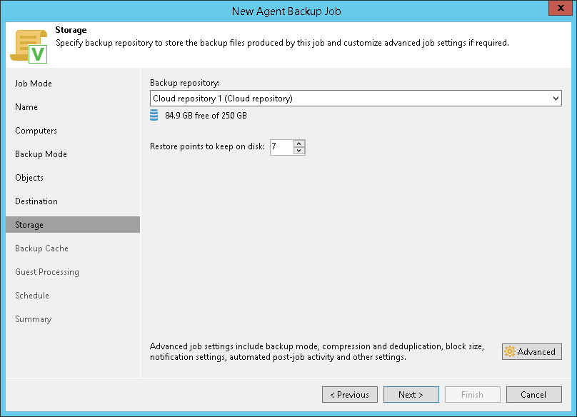 Cloud Repository Settings