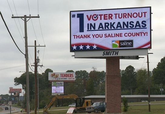 Image for story: Saline County leads state in voter turnout, achieves second-highest record