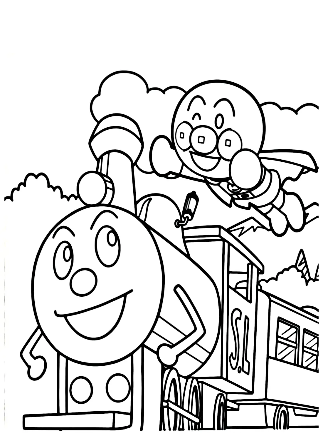 Anpanman Coloring Pages