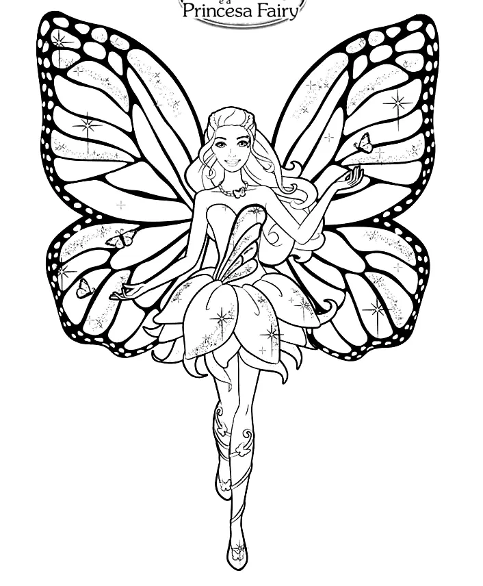 Barbie Coloring Pages 2