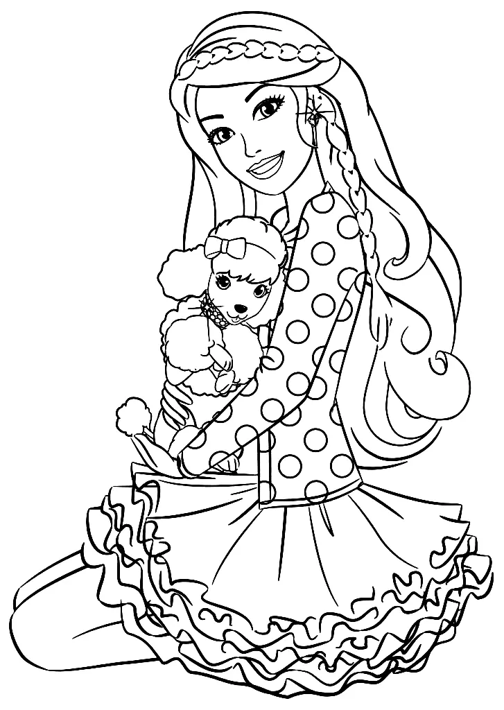 Barbie Coloring Pages 20