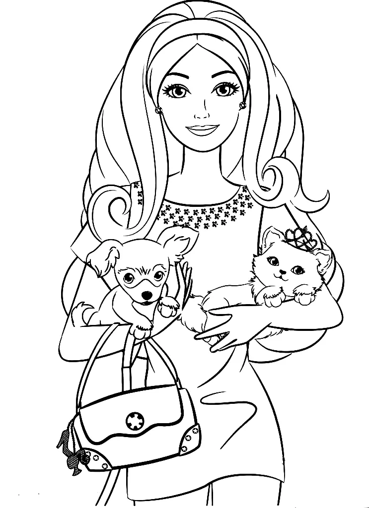 Barbie Coloring Pages 27