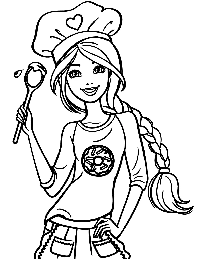 Barbie Coloring Pages 32