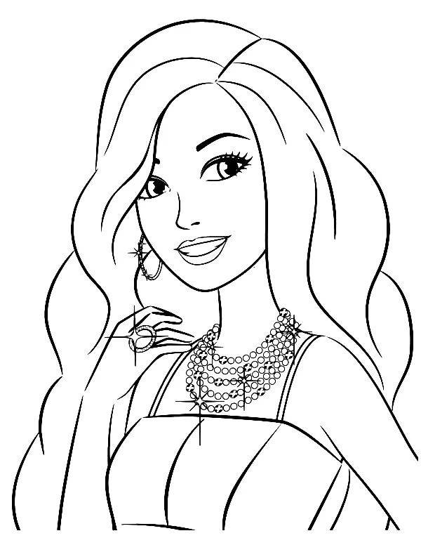 Barbie Coloring Pages 37