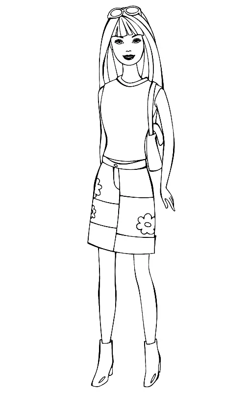 Barbie Coloring Pages 40